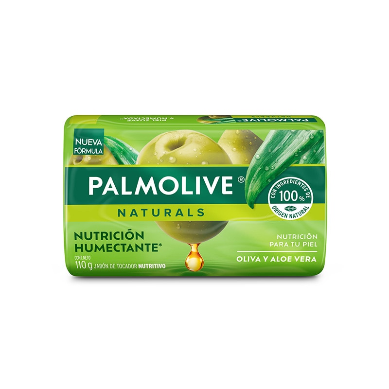 Palmolive® Naturals Sensación Humectante Oliva y Aloe Jabón en barra