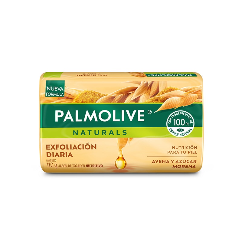 Palmolive® Naturals Exfoliación Diaria Avena y Azúcar Jabón en barra