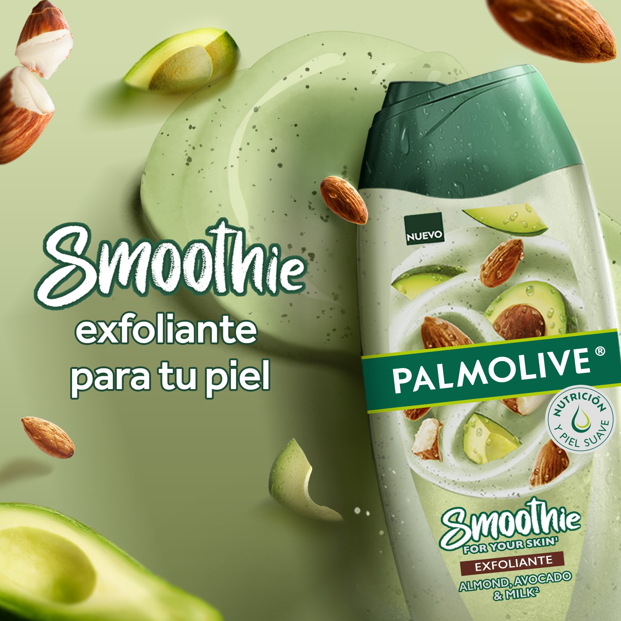 Palmolive Smoothie Almendra, Aguacate y Leche